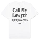 Call My Lawyer T-Shirt - White