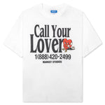 Call Your Lover T-Shirt - White