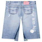 Campaign Triple-Wide Long Denim Short - Indigo