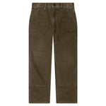 Canvas Double Knee Work Pant - Washed Moss Green