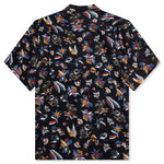 Car Race Tropical Print Shirt - Black/Tropical