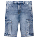 Cargo Denim Baggy Short - Bay Indigo