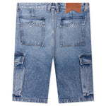 Cargo Denim Baggy Short - Bay Indigo
