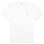 Chase S/S T-Shirt - White/Gold