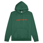Hooded Carhartt Sweat - Bonsai/Brick