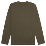 Link Script L/S T-Shirt - Nettle/White