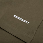 Link Script L/S T-Shirt - Nettle/White