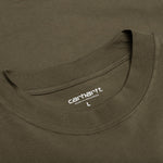 Link Script L/S T-Shirt - Nettle/White