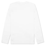Link Script L/S T-Shirt - White/Black