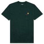 S/S American Script T-Shirt - Grove