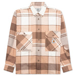 Carhartt WIP x Invincible L/S Work Shirt Max - Coca Mocha