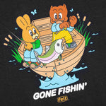 Carrots by Gone Fishing Tee - Black