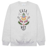 Casa Way Marle Loopback Crewneck - Grey