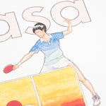 Fuji Ping Pong Printed Sweatshirt - Off White