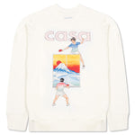 Fuji Ping Pong Printed Sweatshirt - Off White