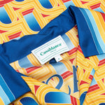 L'Arche De Jour Cuban Collar Silk Shirt - Multi