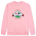 Okinawa Embroidered Sweatshirt - Pink