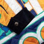 Paysage Quilted Poly Satin Shirt - Multi