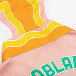 Rainbow Monogram Printed Silk Shirt - White