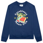 Tennis Club Island Printed Sweatshirt - Navy