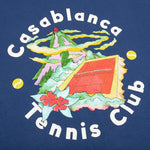 Tennis Club Island Printed Sweatshirt - Navy