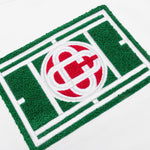 Tennis Court Chenille Embroidered Sweatshirt - White
