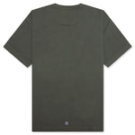 Casual Fit No Pocket T-Shirt - Greyish Green