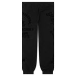 Casual Sweatpant With Elasticated Bottom - Black