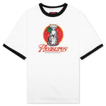 Cat Heavyweight Ringer T-Shirt - White