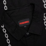 Chain Button Up Shirt - Black