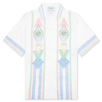 Chainstitch Embroidered Graphic Linen Shirt - Le Fil De La Musique