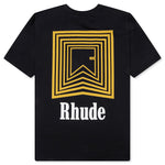 Chevron Logo Repeat Tee - Vintage Black