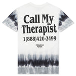 Chinatown Call My Therapist T-Shirt - White/Black Tie-Dye