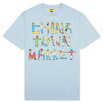 Chinatown City Aerobics Tee - Baby Blue