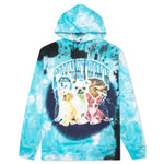 Chinatown Dawg Lightning Arc Hoodie - Sky Blue Tie-Dye