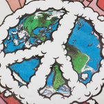 Chinatown Peace Earth Clouds T-Shirt - Cream