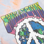Chinatown Peace Earth Clouds Tie-Dye Sweatshorts - Tie-Dye