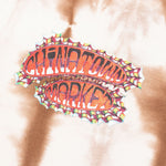 Chinatown Pop Rocket Tie-Dye Hoodie - Brown Tie-Dye