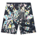 Chinatown Rhinestone Arc Overdye Tie Dye Shorts - Tie Dye