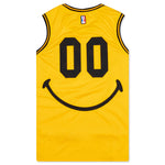 Chinatown Smiley Basketball Jersey - Yellow