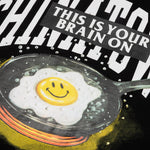 Chinatown Smiley Brain Fried Tee - Black