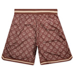 Chinatown Smiley Cabana Basketball Shorts - Brown