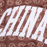 Chinatown Smiley Cabana Basketball Shorts - Brown