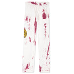 Chinatown Smiley Champions 3 Rings Tie-Dye Sweatpants - Red