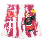 Chinatown Smiley Champions Varsity Bear Sweatshorts - Red