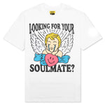 Chinatown Smiley Fortune Ball Soul Mate T-Shirt - White