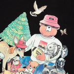 Chinatown Smiley Friends Tee - Black