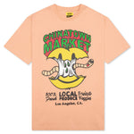 Chinatown Smiley Local Produce Apple Tee - Peach