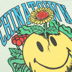 Chinatown Smiley Planter T-Shirt - Tea Green
