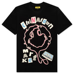 Chinatown Smiley Tape Player T-Shirt - Black